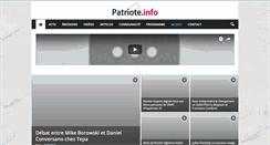 Desktop Screenshot of patriote.info