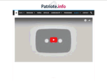 Tablet Screenshot of patriote.info